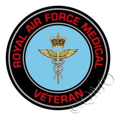 RAF Royal Air Force Medical Veterans Sticker